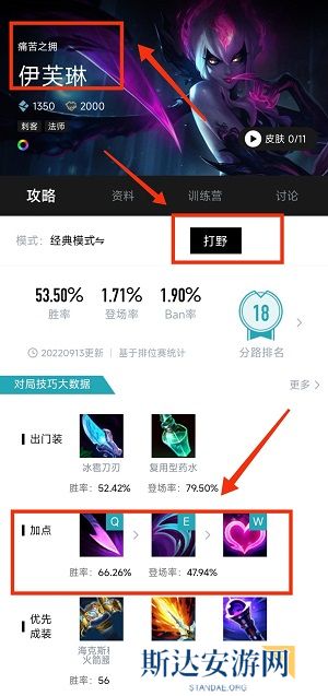 英雄联盟寡妇打野一级点什么技能加点 LOL寡妇打野一级加点推荐