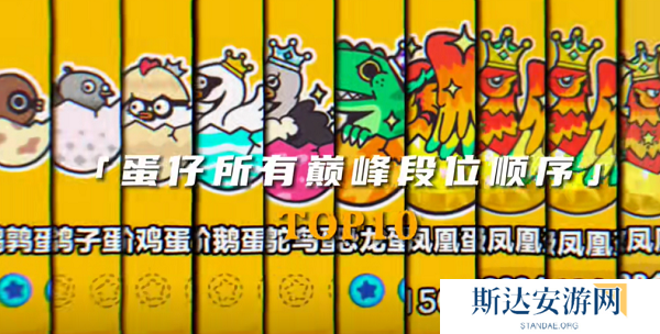 蛋仔派对段位顺序是什么 蛋仔派对段位等级表一览