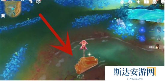 1702724222771767.jpg 《原神》手游 甘露花海树桩宝箱解谜攻略