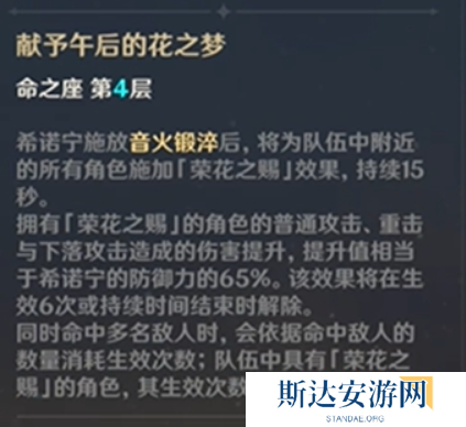 原神希诺宁抽几命比较好用 原神希诺宁命座抽取建议