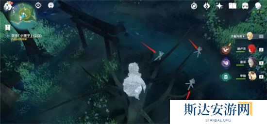1702436691213491.jpg 《原神》手游 深林狸囃子寻找小狸子位置