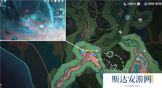 1702359936312423.jpg 《原神》手游 枫丹特产苍晶螺采集路线