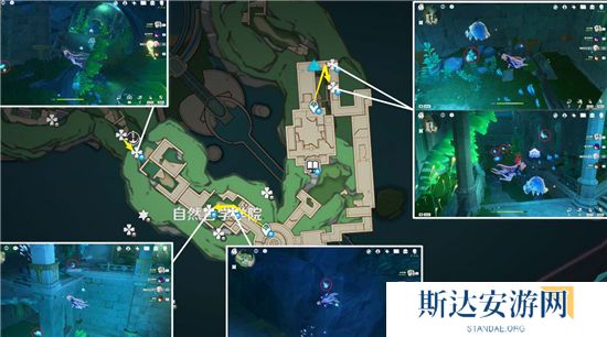 1702359932845123.jpg 《原神》手游 枫丹特产苍晶螺采集路线